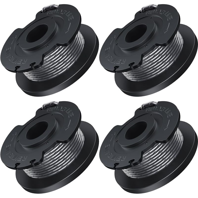 Trimmerfadenspule – 1,6 Mm Nylon-copolymer-faden – 5 M – Kompatibel Mit Automatischem Fadenvorschub – Für Akku-freischneider – 4 Stück