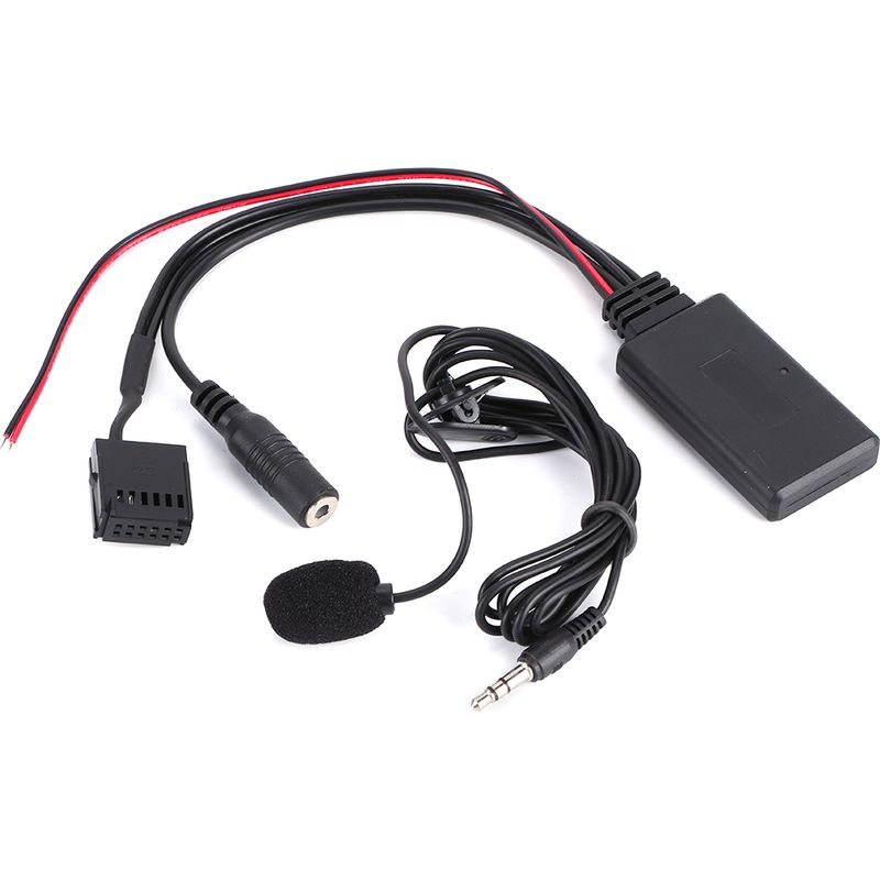 Bluetooth-aux-in-adapter – Für Ford 6000cd Autoradio – 12-poliger Anschluss – 12-v-stromversorgung – Kompatibel Mit Focus, Mondeo, C-max, Fiesta, Fusion, Galaxy, Transit – 1 Stück