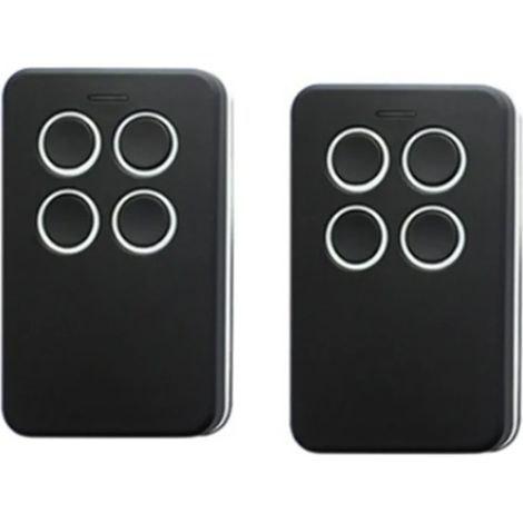 Télécommande Universelle Portail Garage - 280 À 868 Mhz - Compatible Codes Fixes Et Rolling Code - 2 Pièces
