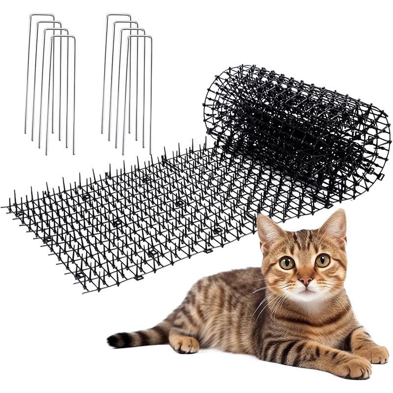 Haustiersichere Matte – 200 X 30 Cm – Stabile Kunststoffspitzen – Für Den Innen- Und Außenbereich (garten) – 1 Stück