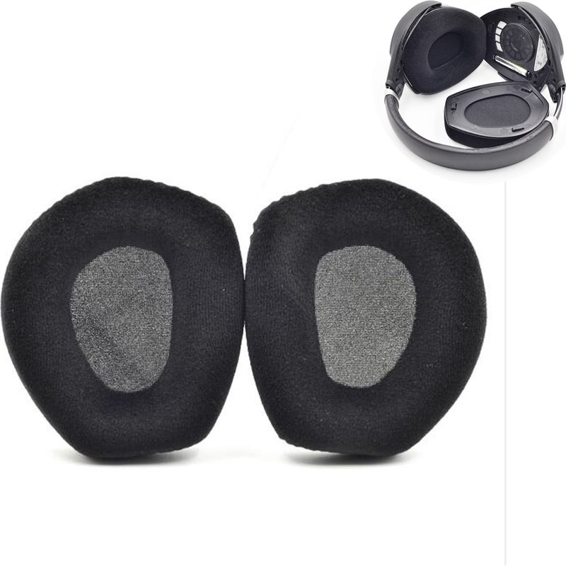 Ohrpolster – Wildleder + Memory-schaum – Kompatibel Mit Sennheiser Hdr165, Hdr175, Hdr185, Hdr195, Rs165, Rs175, Rs185, Rs195 Wireless-kopfhörern – 2er-pack