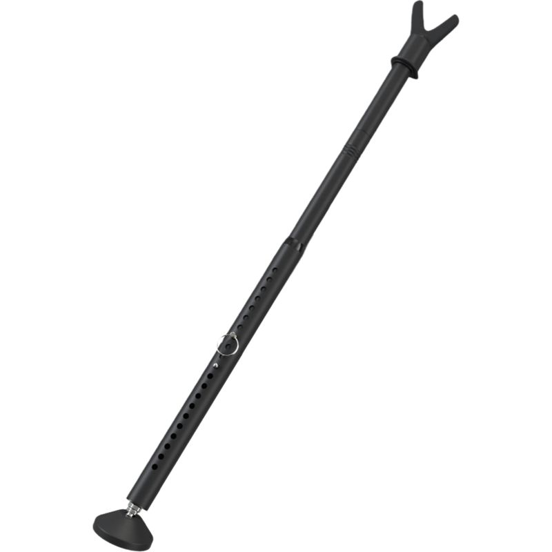 Verstellbare Türsicherheitsstange 48–132 Cm – Eisen – Rutschfest – Schwarz – 1 Stück