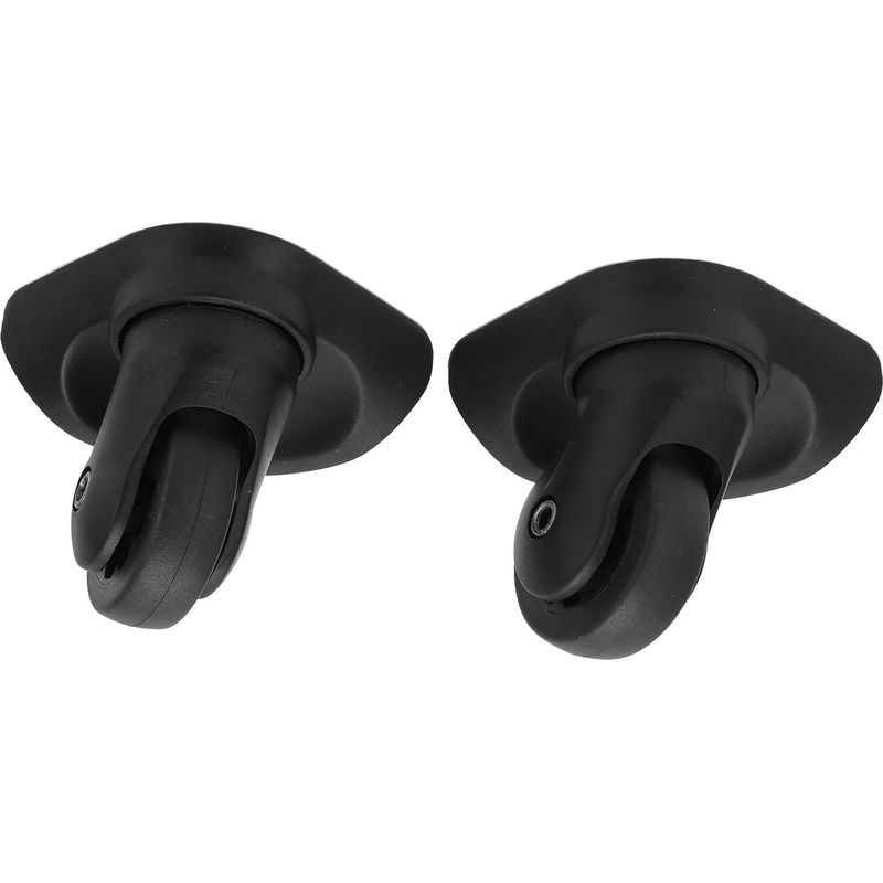 Kofferrollen – Geräuschlos Drehbar – Durchmesser 5 Cm – Höhe 7,5 Cm – Pp/pet – Schwarz – Paar