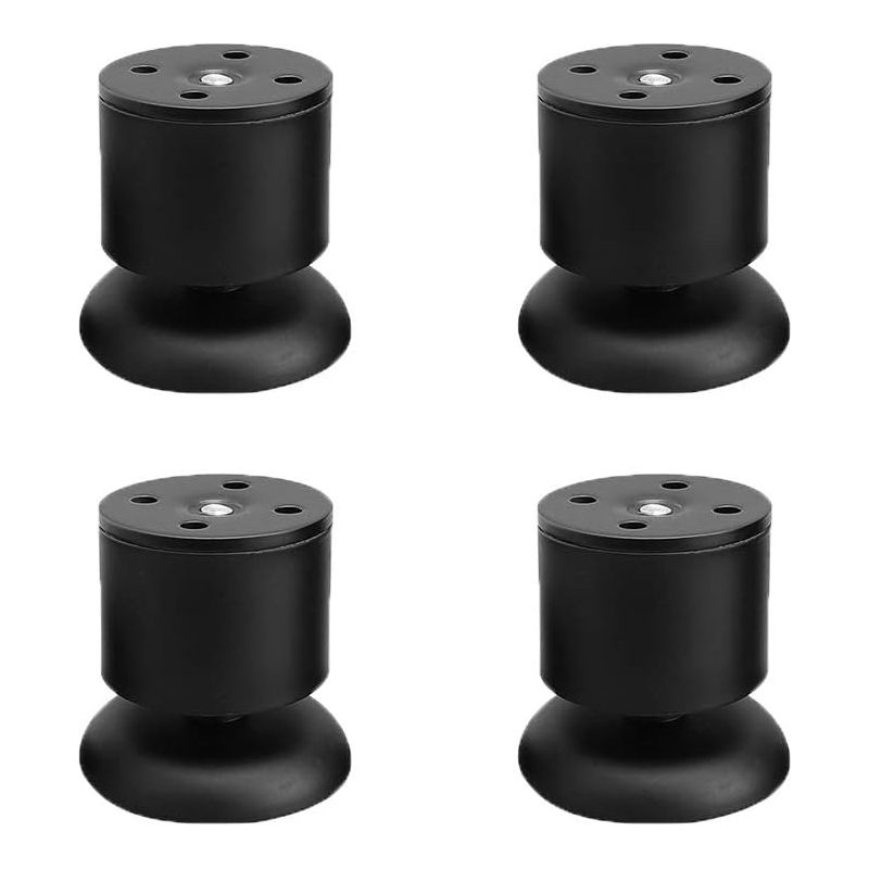 Möbelfüße – Edelstahl, 6 Cm – Verstellbar Von 1 Bis 15 Mm – Für Schränke, Tische, Sofas – 4er-set