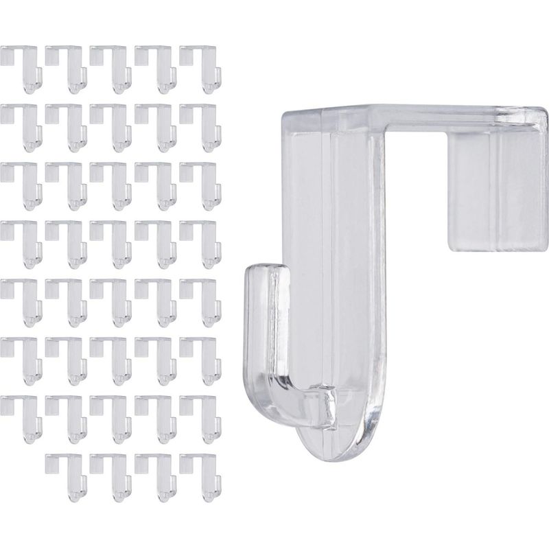 Fensterhaken – Kein Bohren Erforderlich – Geeignet Für Rahmen Bis Zu 16 Mm Stärke – Maximale Traglast 5 Kg – 40er-packung