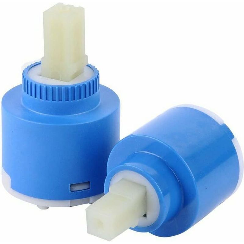 Keramikkartusche – 40 Mm – Für Einhebel-küchen- Und Badarmaturen – 2er-pack