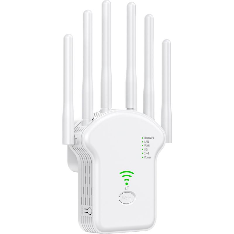 Wlan-repeater – 1200 Mbit/s – Wi-fi 6 – Hochleistungsantennen – Ip65 Wasserdicht – Für Den Außenbereich (garten) – 1 Stück