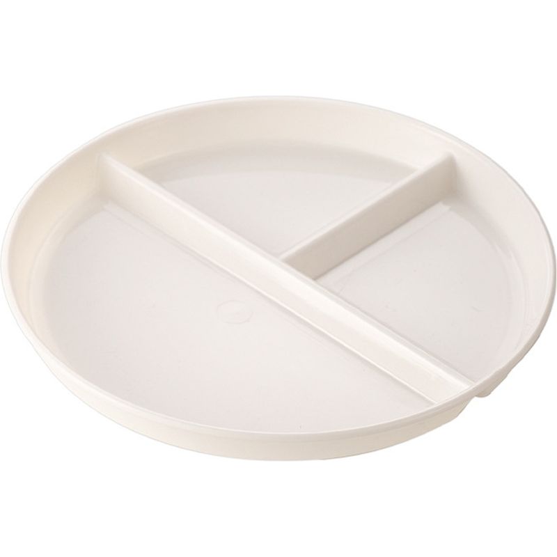 Wiederverwendbarer Portionsteller – 3 Fächer – Aus Lebensmittelechtem Polypropylen – Rutschfest – Für Die Zubereitung Von Mahlzeiten Und Die Portionskontrolle – 1 Stück