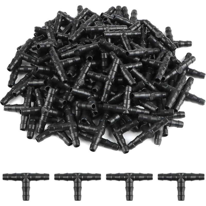 T-stück – 4 Mm X 7 Mm – Für Tropfbewässerungssysteme – 100er-packung