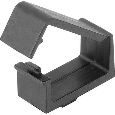 KABELHALTER MIT HAMMER, FORM:A POLYAMID, SCHWARZ, TYP B