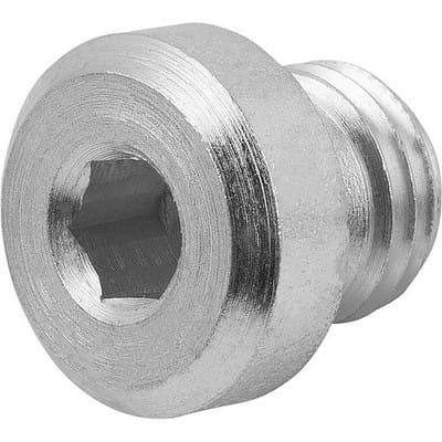 VERSCHLUSSSCHRAUBE OHNE ENTLÜFTUNG, D=40, G1, SW=12, AUTOM.STAHL VERZINKT