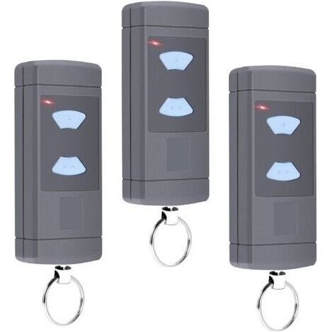 Lot De 3 Émetteurs Manuels Compatibles Avec Hörmann 868,3 Mhz - Pour Porte De Garage Hörmann Hse2-868, Hsm4-868, Hs4-868, 3 Canaux