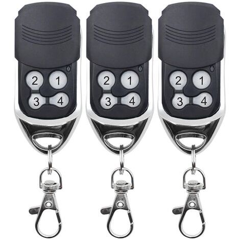 Barkbusters433mhz Telecommande Universelle Portail,telecommande Came Porte De Garage De Remplacement, Super Copie, Code Fixe, Code Roulant, Applicable À Télécommande Doorhan Came Motorlin,3pcs