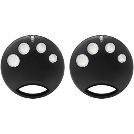 Greohnmpaw 2 Pièces Télécommande De Porte De Garage 4 Boutons Sm4 250-868mhz Mhz Code Roulant Ouvre-porte Émetteur De Clé