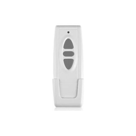 Odipie – Télécommande Universelle 433,92 Mhz Pour Volets Roulants Et Portes De Garage – 3 Canaux – Portée Jusqu'à 100 Mètres – Support Mural Inclus