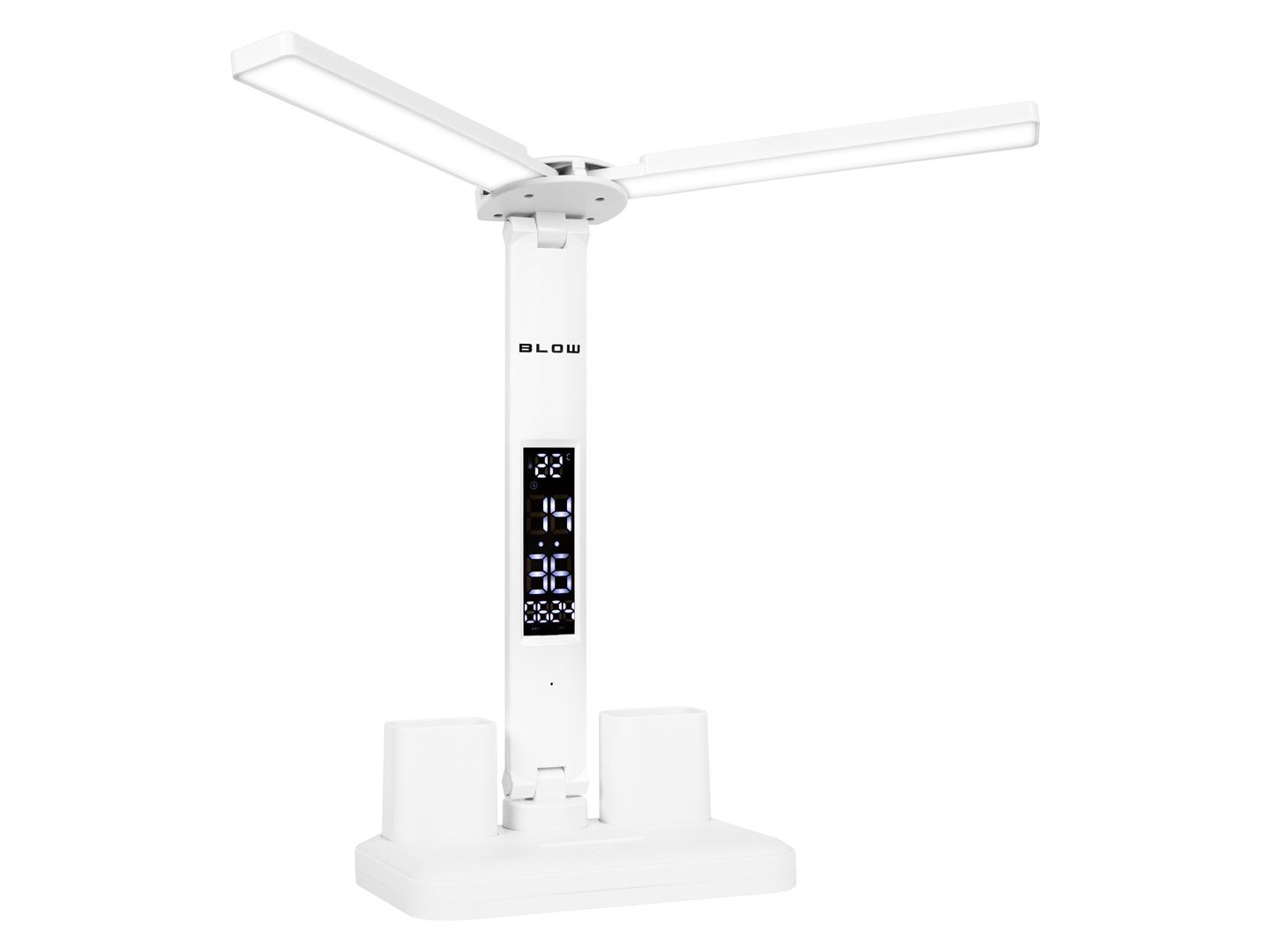 Lb-24 Led Desk Lamp With Clock