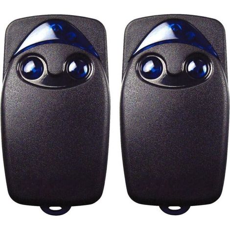 Ymyny 2 X Télécommande De Porte De Garage Électrique Flo2r-s 433,92 Mhz À 2 Boutons, Compatible Avec La Télécommande De Porte De Garage Nice Remote