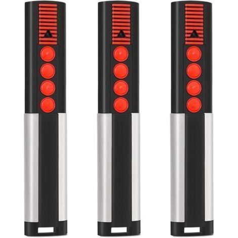 Lot De 3 Émetteurs Portatifs De Rechange Pour Somm-4020v000, Télécommande De Porte De Garage 4 Canaux 868,8 Mhz, Compatible Avec Motorisation De Portail Sommer
