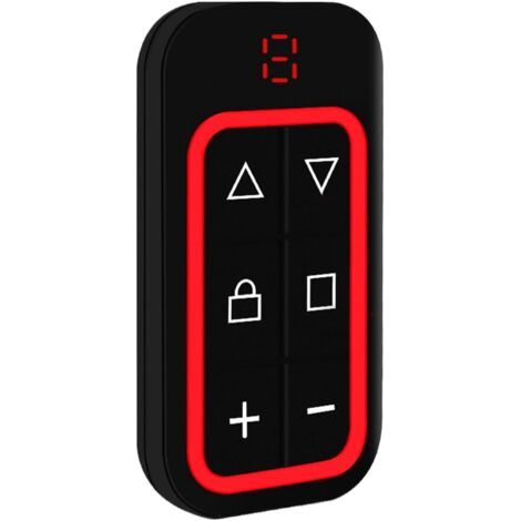 Télécommande D'Ouverture De Porte De Garage – Émetteur À 6 Boutons, Contrôle De Garage Multifonction, Conception Fiable Et Sécurisée, Accessoire De Propriété Haut De Gamme Pour La Maison, L'Extérieur,