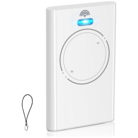 Télécommande Pour Ouvre-porte De Garage 433,92 Mhz Compatible Avec Xt2 433 Slh Lr, 2 Canaux, Blanc