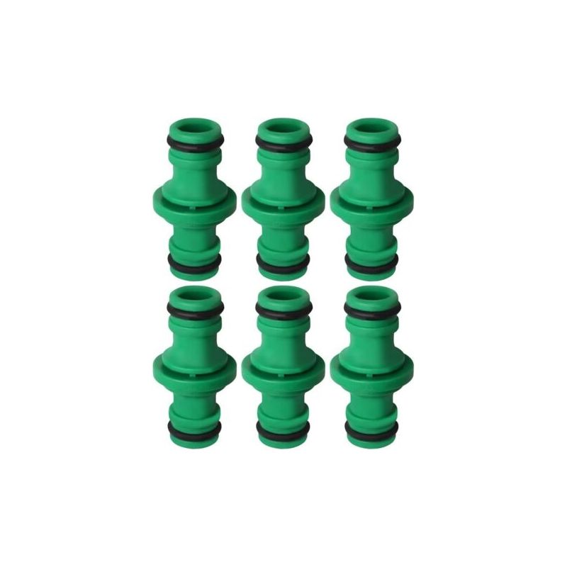 Stücke Doppelstecker Schlauchverbinder, Grün Gartenschlauch Kupplung Für Autowäsche Und Gartenschlauch Rohr Verbinden