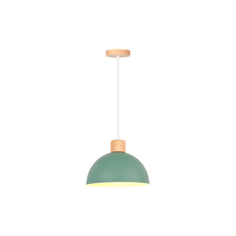 Vintage-metall-kronleuchter, Moderne Pendelleuchte, Schlichte Hängelampe Für Den Innenbereich, E27, Grün, Für Restaurant Oder Küche