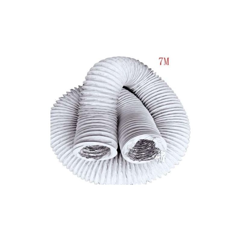150 Mm X 7 M Flexibler Abluftschlauch – Pvc Und Aluminium – Korrosionsbeständig – Für Industrielle Belüftung Und Luftabsaugung