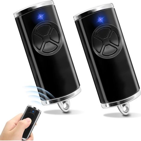 868mhz Telecommande Porte De Garage, Telecommande Portail, 4 Canaux, Compatible Avec Hse-4-868-bs, Hse2-868-bs, Hs4-868-bs, Hs1-868-bs, Hss4-868-bs, Hsp4-868-bs,2 Pièces