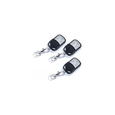 Lot De 3 Télécommandes Universelles Portail, 433,92 Mhz, Code Fixe Programmable –