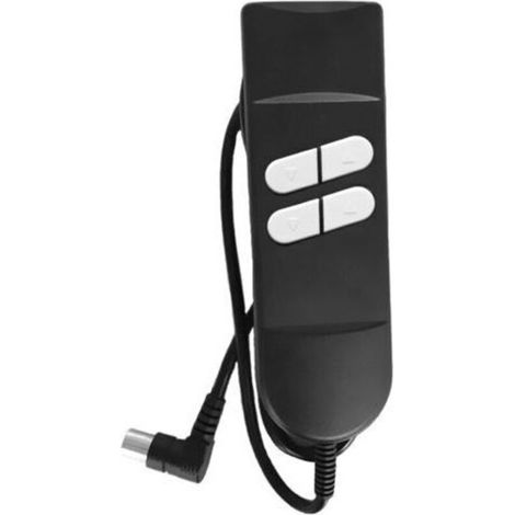 Télécommande Pour Fauteuil Relax Électrique - Contrôleur Manuel 4 Boutons 5 Broches - Compatible Fauteuils Inclinables 2 Moteurs - 1 Pièce