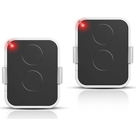 Télécommande À Code Tournant 2 X 433,92 Mhz Pour Portail - Remplace Les Modèles On1e, On2e Et On4e - Compatible Avec Les Motorisations De Portail Et De Garage - Portée De 200 M - Format Porte-clés Com