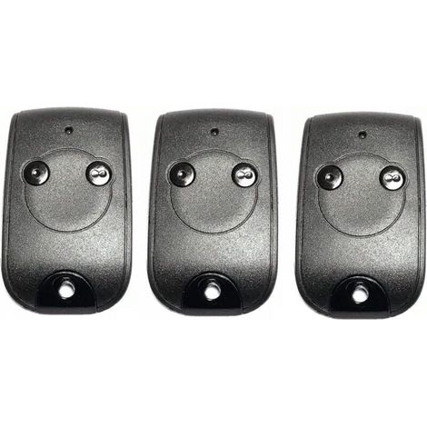 3 Pour 1841026 - Telecommande Ns 2 Canaux 433.42mhz Pour Contrôler 2 Moteurs Pour Portails Et Portes De Garage
