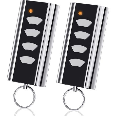 Télécommande Garage 2 Pièces Compatible Normstahl Entrematic Rcu 433-4k, Rcu 433-2k, Ea433 2km, Ea433 2ks, Crawford 433,92 Mhz - Code Roulant