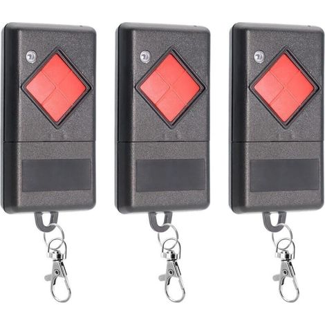 Lot De 3 Télécommandes De Rechange Pour Porte De Garage Dickert 40,685 Mhz, Compatible Avec Dicket Mahs40-01, Mahs40-04dyk-
