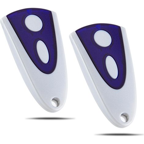 Lot De 2 Émetteurs Porte De Garage 433,92mhz - Compatible Novoferm Novotron 502, Max43-2, 512, Mix43-2, 522, Mnhs433-2