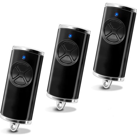 868mhz Télécommande Pour Porte De Garage, 4 Canaux Télécommande De Portail Pour Hormann Handsender, Bip Portail Porte De Garage Compatible Avec Hörmann Hsm4 Hse2 Hs1 Hs4 Hsz1 Hsz2(3pcs)