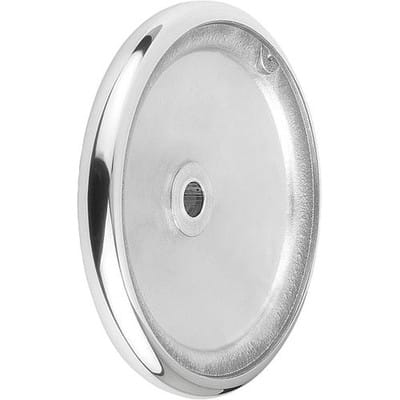 SCHEIBENHANDRAD ÄHNLICH DIN950 D1=80 PASSBOHRUNG D2=12H7, ALUMINIUM, OHNE GRIFF