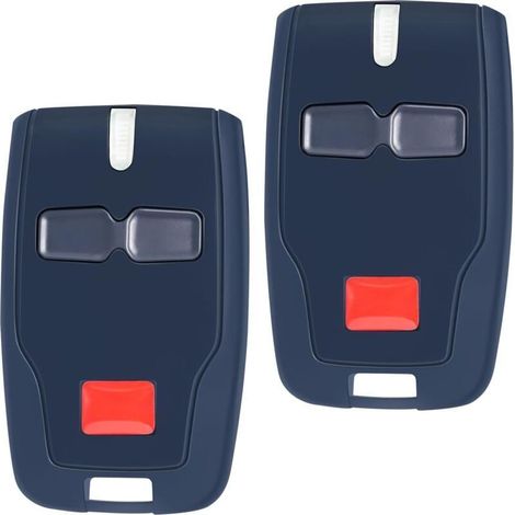 Portail De Commande À Distance (2 Pièces), Télécommandes Pour Mitto2, 2 Canaux 433 Mhz À Code Tournant Pour Portails Automatiques