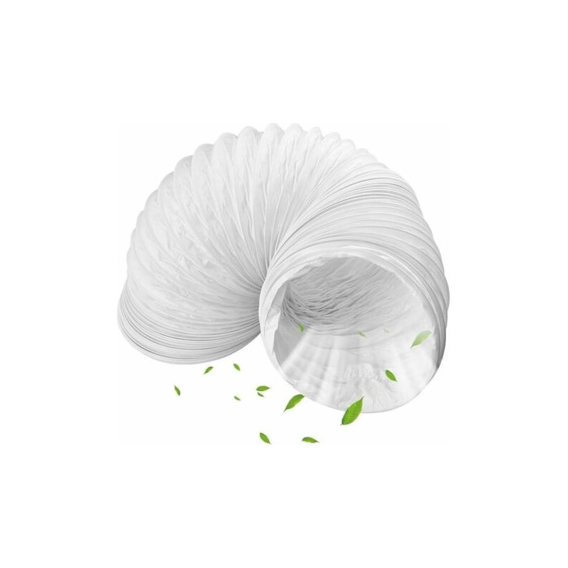 Flexibler Pvc-abluftschlauch, 130 Mm Durchmesser, 1,5 M Länge, Abluftschlauch Für Mobile Klimaanlagen, Fensterdichtung Für Klimaanlagen-schlauchanschluss, Abluftschlauch