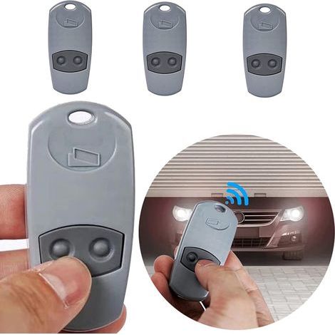 Telecommande Universelle Portail - Telecommande Came Top432ee, Telecommande Portail Universelle Fit Pour Venu Top 432na/432/432ee/432a/432m/432s T432/came 432 With Pile Bouton 2cr2016(gris)3 Pièces