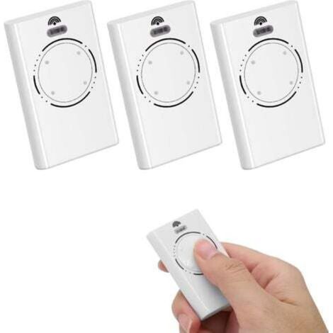 Lot De 3 Télécommande Porte De Garage 868mhz, 4 Canaux Compatible Avec Xt4 868 Slh, Xt2 868 Sl-dou