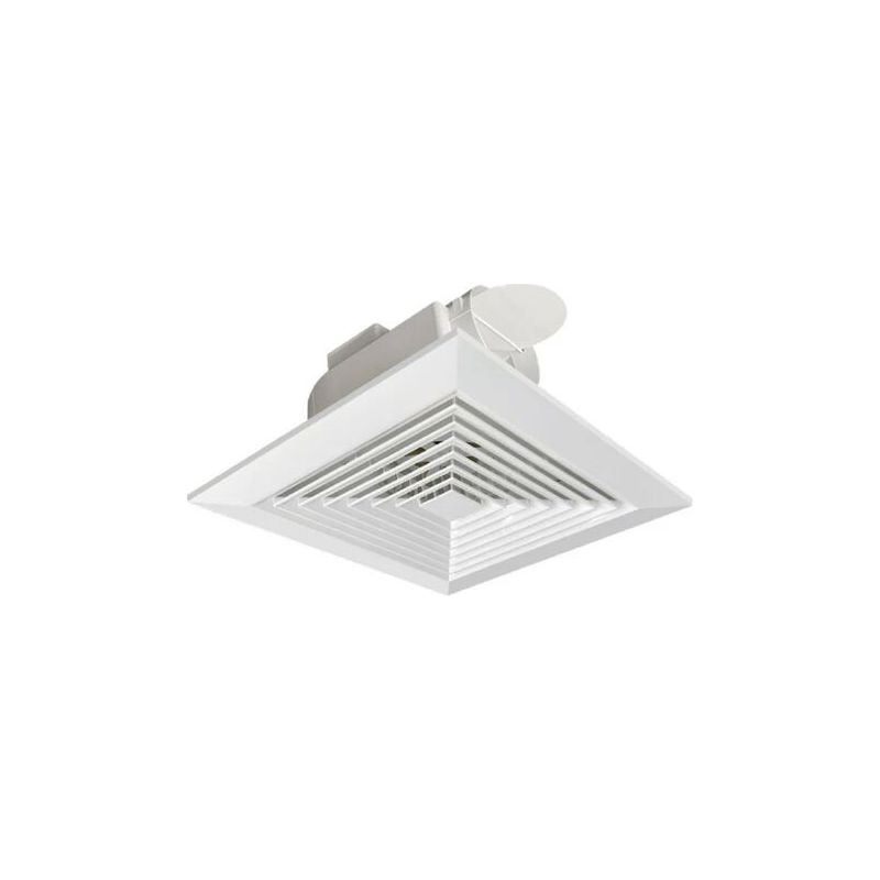 Badezimmerlüfter Mit Rückschlagklappe, Leise, Für Küche, Decke, Büro (10 Zoll)