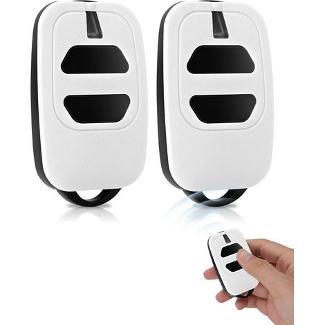 Télécommande Portail 433,92 Mhz Pour Gti4, Gti2, Gt2/4, Mio Tr2/4, Tr2n/4n – 2 Canaux, Bip Portail Garage (lot De 2, 2 Boutons)