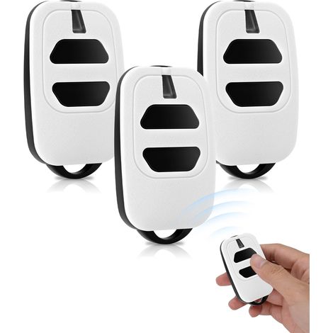 Télécommande Portail 433,92 Mhz Pour Gti4, Gti2, Gt2/4, Mio Tr2/4, Tr2n/4n - 2 Canaux - Bip Portail Garage - Lot De 3, 2 Boutons