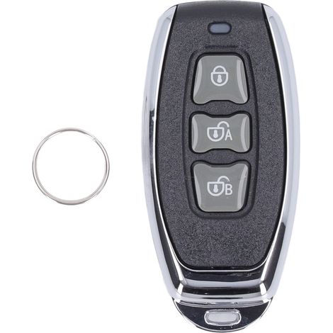 Ortviai Télécommande Porte 3 Boutons Étanche 433 Mhz Pour Serrures Af01652/af01644/af01643/af01654 – Code Roulant