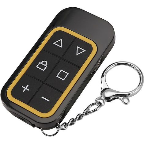 Wireless Remote Control 8-channel Multi-frequency Garage Door Rechargeable Full-frequency Copy Remot Yellow