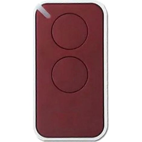 For Nice Universal Garage Remote Control 433.92mhz 2-channel Rolling Code Reddish Brown