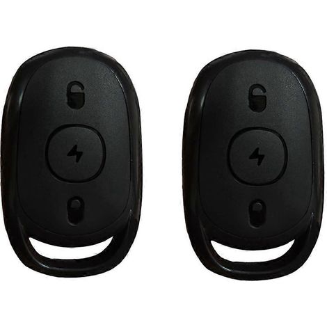 2 Pieces Copy Remote Control 3 Button Smart Duplicator 433mhz Duplicator Key High Sensitivity Wirele Black