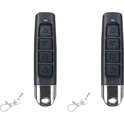 2 Pcs 433mhz Copy Remote Control Car Key Garage Door Opener Copy Remote Control 4key Wireless Contro