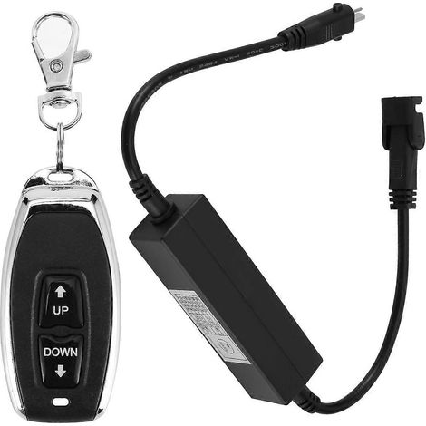 12v Dc Motor Linear Actuator Wireless Remote Control Dpdt Switch Forward Reverse Multi-function Elec Black